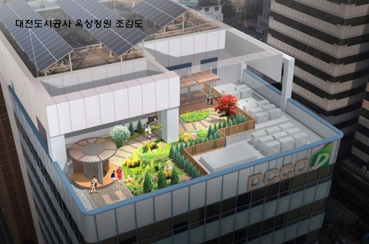 대전시, 특허법원·도시공사에 실내·옥상정원 조성