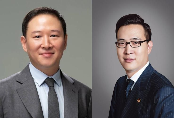 허희수 SPC그룹 부사장(왼쪽), 김동선 한화갤러리아 부사장