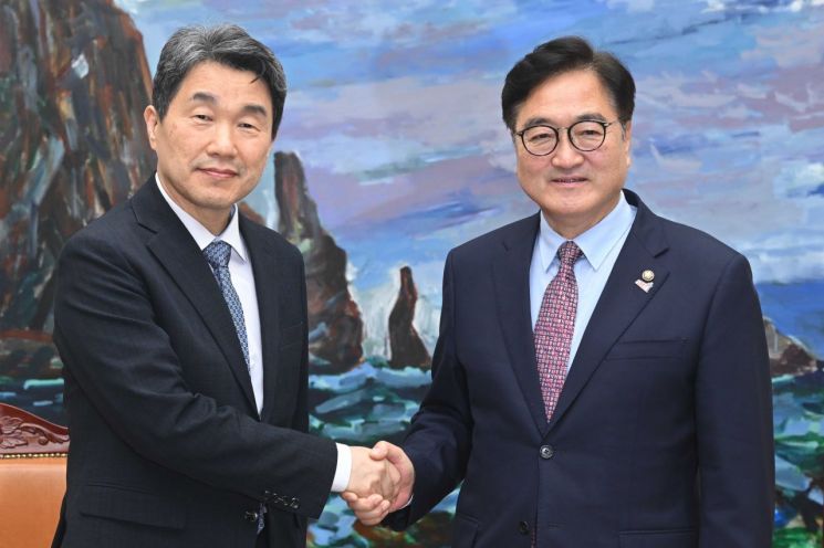 우의장-李대행 만나…공정한 선거관리·대선후보 경호관리 당부