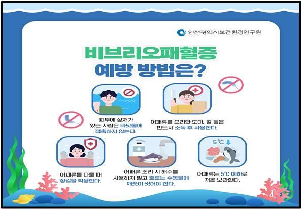 인천 바닷물·갯벌에서 비브리오패혈균 검출 예상…감염 주의