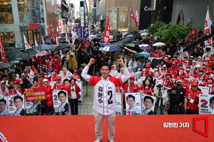[포토] 청주 찾은 김문수 