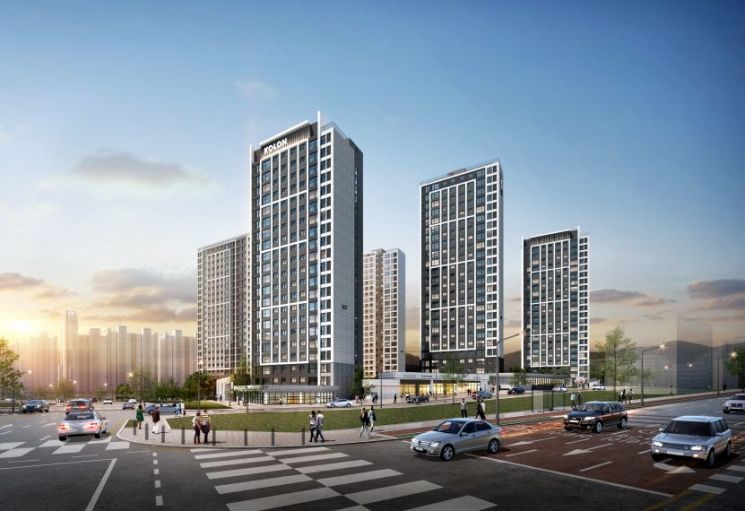 청주 '동남 하늘채 에디크' 투시도. 코오롱글로벌 제공