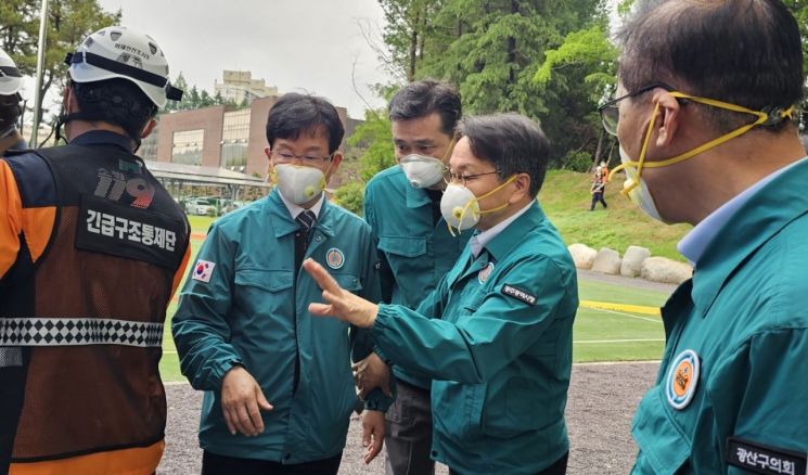 광주시, '금타 화재' 특별재난·고용위기지역 지정 건의