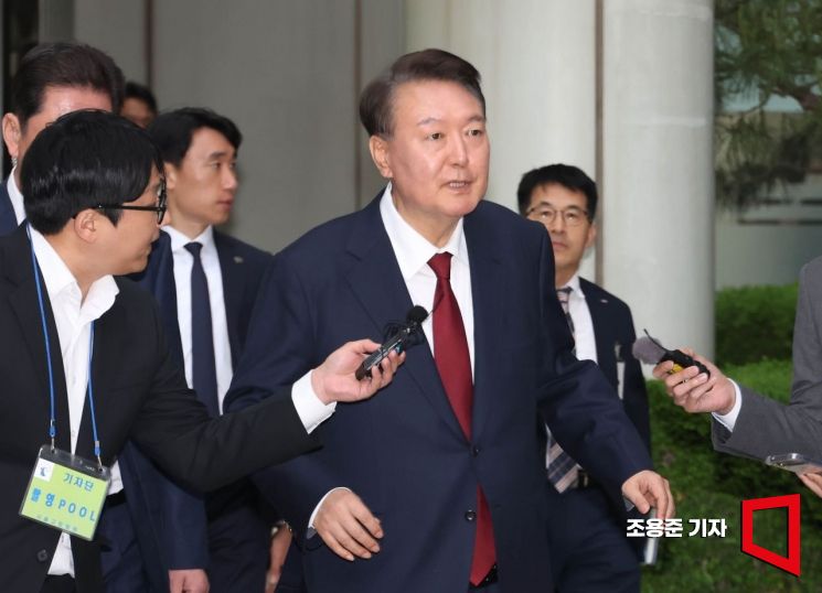 [포토] 윤석열 전 대통령 4차 공판 종료