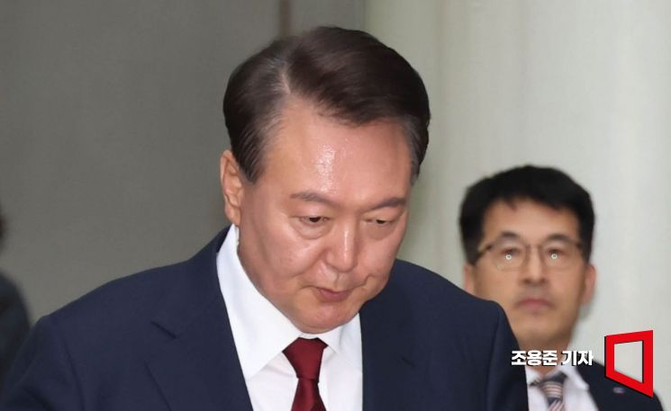 [포토] 4차 공판 마친 윤석열 전 대통령