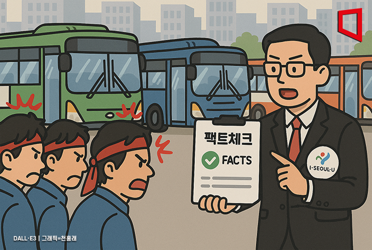 버스 총파업 일주일 남았는데…노사 줄다리기 '팽팽'