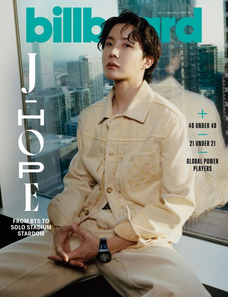 ‘빌보드 매거진’ 5월호 커버 장식한 제이홉. 빌보드 매거진