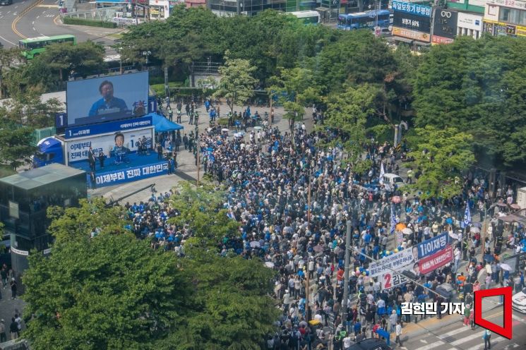 [포토] 이재명, 인천 부평구 집중 유세