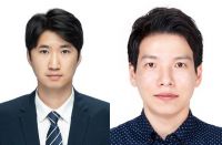 왼쪽부터 동아대 화학공학과 구민수 교수, 한국재료연구원 김승현 박사. 동아대 제공