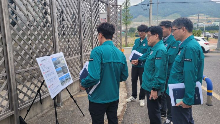 양산시, 여름철 호우대비 동부양산지역 현장점검 실시
