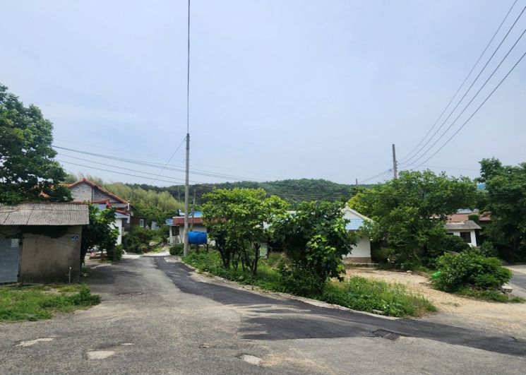 포항시 행정 경계 끝 최북단 마을 지경3리. 포항시 제공