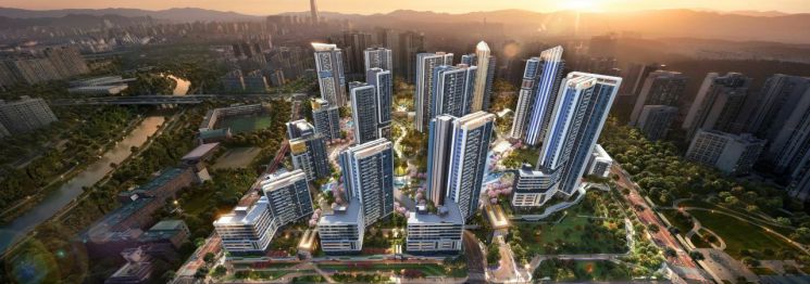 개포주공 6·7단지 조감도. 현대건설 제공