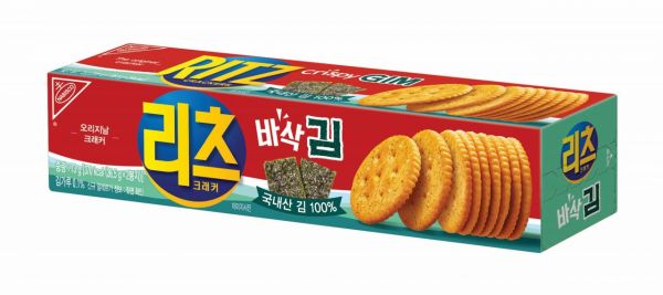 '리츠 크래커 바삭 김'. 동서식품