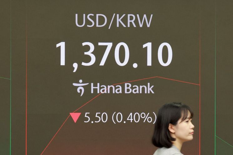 원·달러 환율 1360원 선 출발…7개월來 최저(상보)