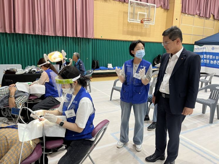 NH농협생명, 완도서 농촌의료지원사업 실시