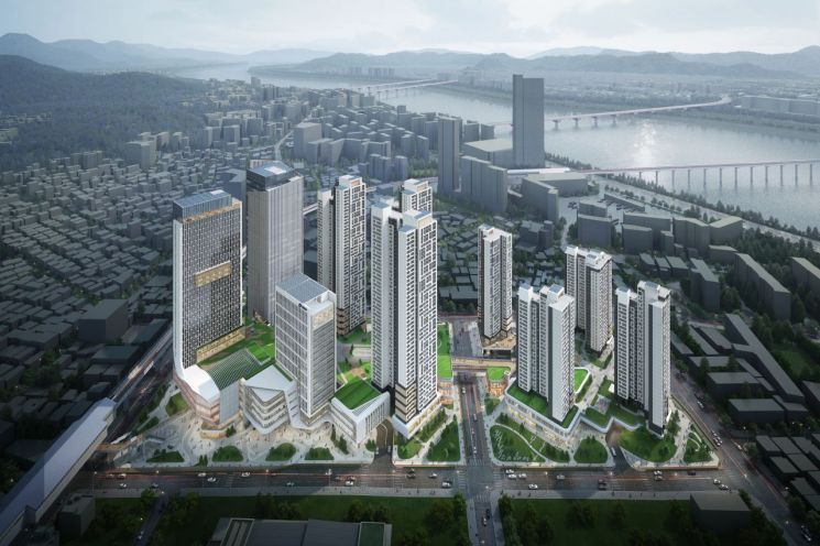 서울 광진구 '롯데캐슬 이스트폴' 조감도. 롯데건설 제공