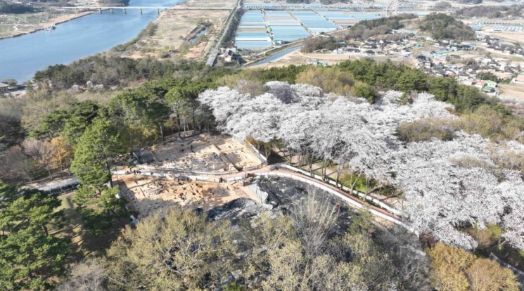 부여 부소산성 평탄 대지, 백제 기술로 조성했다