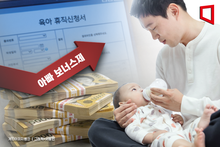 '아빠 보너스제' 육휴급여 상향…6개월까지 통상임금 50→100%로