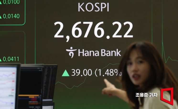 [포토] 1% 이상 상승한 코스피