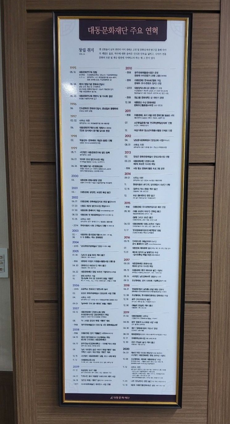 [인터뷰]조상열 대동문화재단 대표 "전통 문화 숨결 되살려"