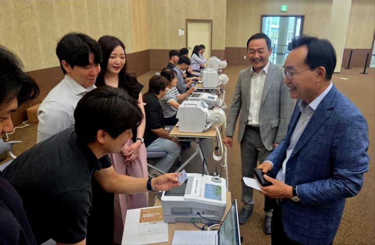 윤병태 나주시장, 사전투표소 현장 점검 