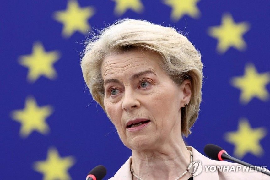 우르줄라 폰데어라이엔 EU 집행위원장 연합뉴스