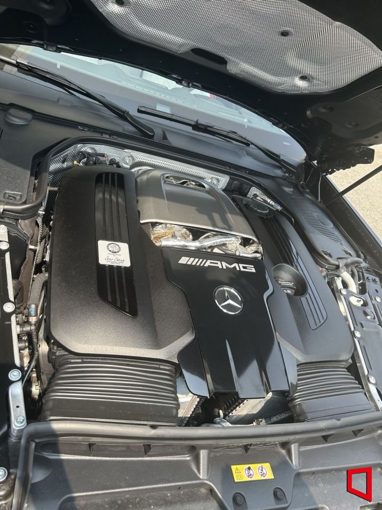 메르세데스-AMG GT 55 4Matics+ 엔진 모습. 오현길 기자