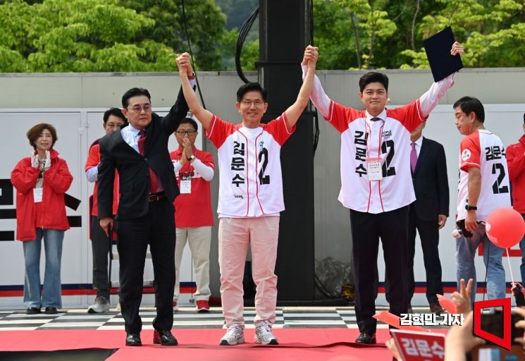 김용태 "김문수-이준석 삼자구도서 함께 승리...이재명 독재 막을 것"