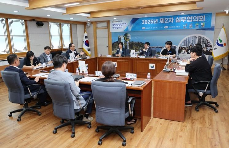 득량만강진만권행정협의회, 공동사업 추진 실무협의