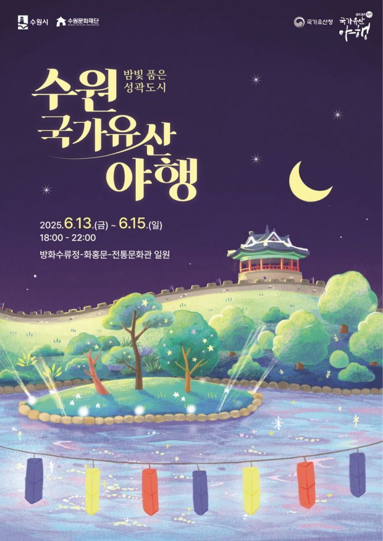 세계문화유산 화성행궁 밤 축제 열린다…6월 13~15일 '국가유산야행' 