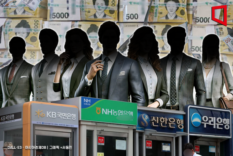 직원들 연봉 1억에 퇴직금 3억원 챙겼다…이자이익만 40조 육박한 은행들