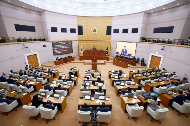 대전시의회, 287회 1차 정례회 개회...91개 안건 심의·처리