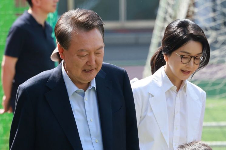 윤석열 전 대통령과 김건희 여사. 연합뉴스