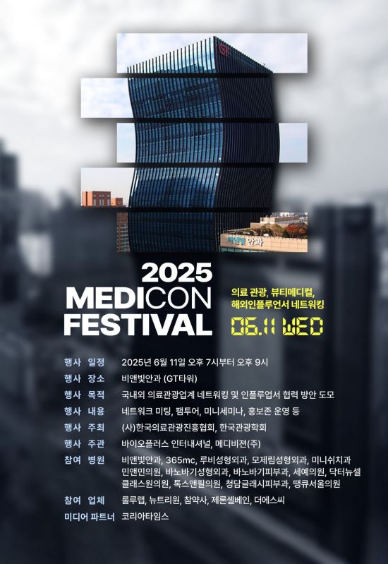 의료관광 활성화 '메디컨 페스티벌' 오는 11일 개최