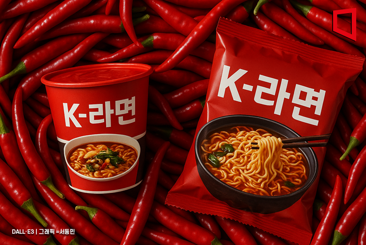 진라면 순한맛 10배 맵다…칼칼함에 빠진 라면업계