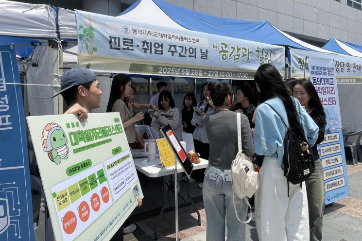 동의대 학생지원처, 진로취업 주간의 날 행사 개최