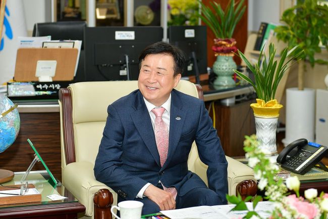 정기명 여수시장 "이재명 대통령, 국민 대통합시대 열 것"