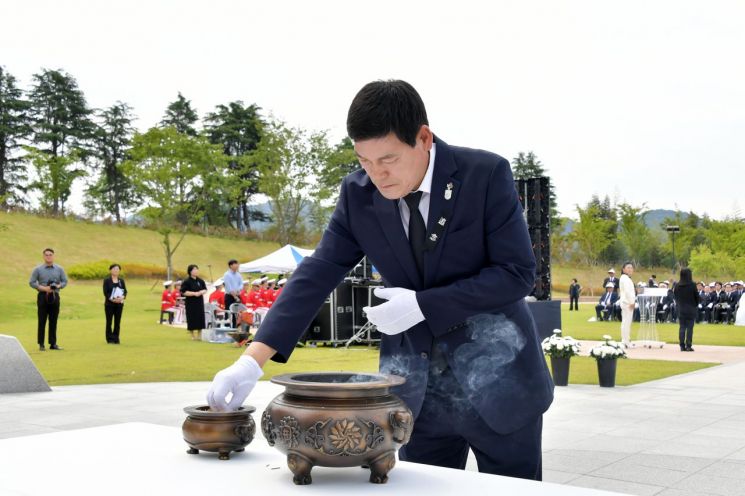 담양군, 전라남도와 제70회 현충일 추념식