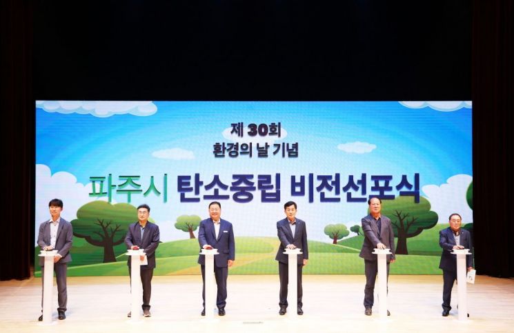김경일 시장 “2030년까지 온실가스 40% 감축…탄소중립 도시 도약”