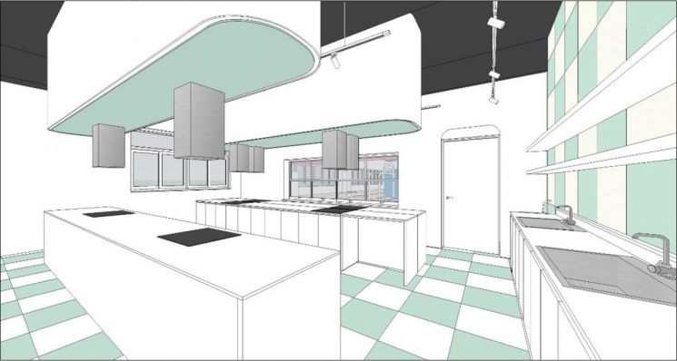 광명시 디딤청소년활동센터내 요리교실 투시도. 광명시 제공