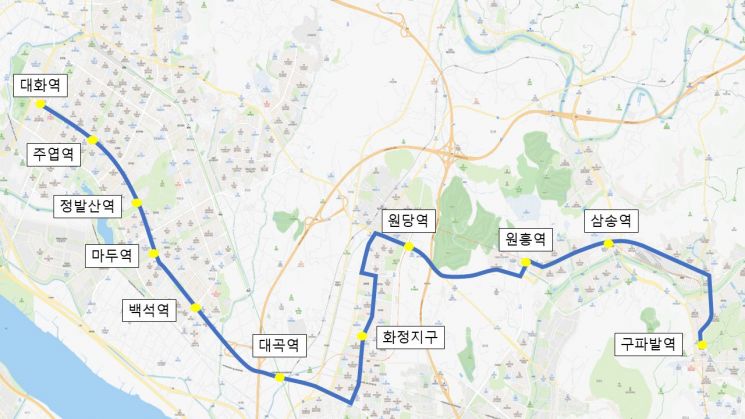 고양시, 지하철 막차 연계 ‘심야버스 N999번’ 12일부터 운행