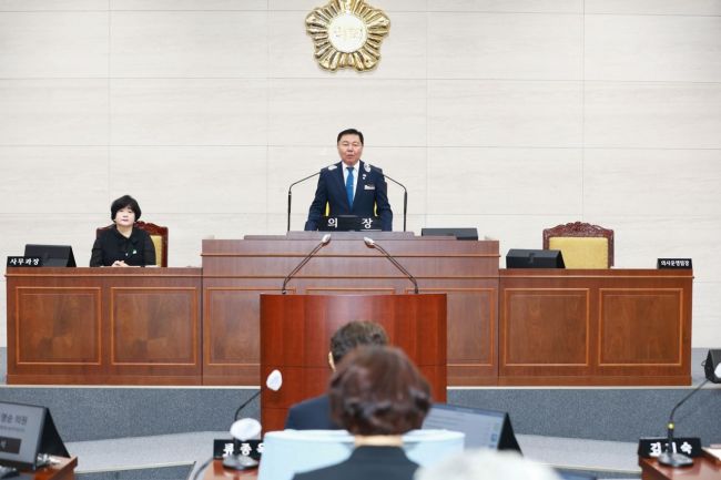 화순군의회, 제274회 제1차 정례회 개회