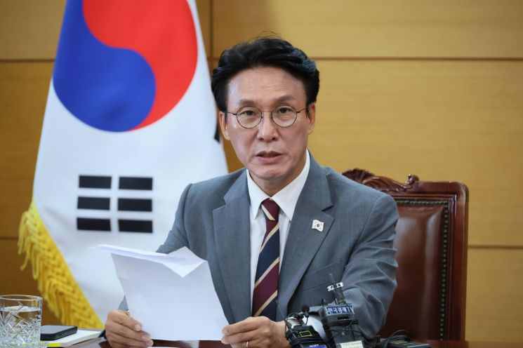 김민석 국무총리 후보자가 10일 서울 종로구 통의동 청문회 준비단 사무실에서 기자간담회를 하고 있다. 2025.6.10 연합뉴스
