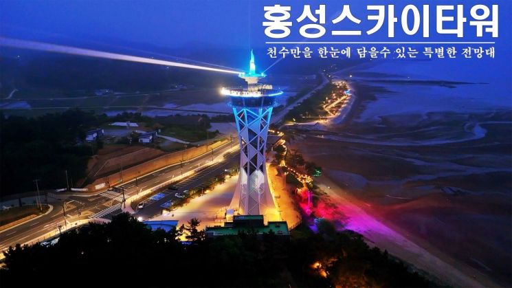 홍성스카이타워 오후 9시까지 연장 운영..."여름밤의 낭만에 초대합니다"