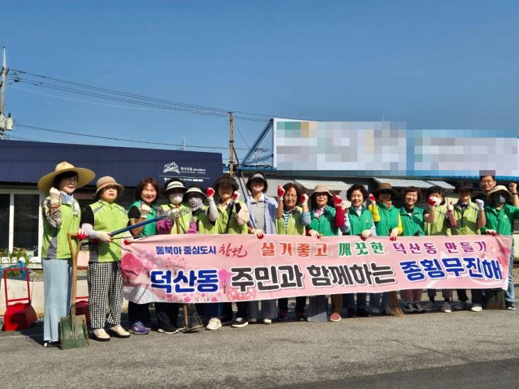 진해구 덕산동, 극한 호우 대비 빗물받이 일제 청소 실시