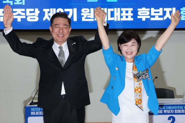 與 원내대표 후보자 토론…서영교·김병기 "내란종식 노력"