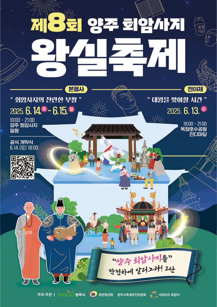 양주시, 13~15일 '회암사지 왕실축제'…태조 어가행렬 재현