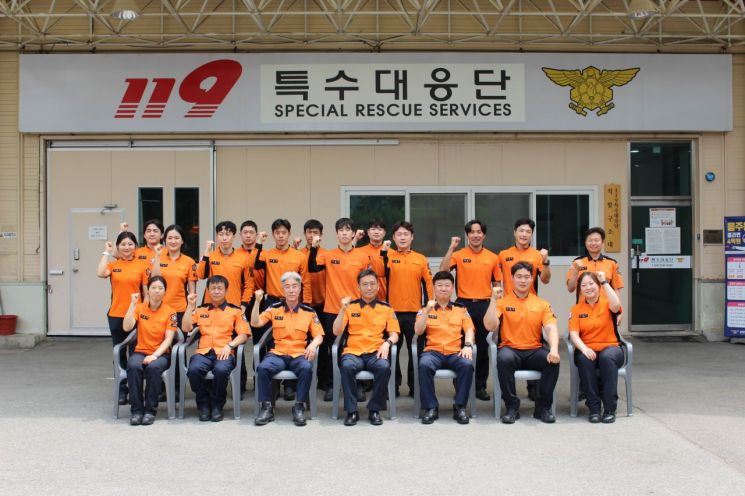 성호선 충남소방본부장, 전국소방기술경연대회 출전 대원 격려