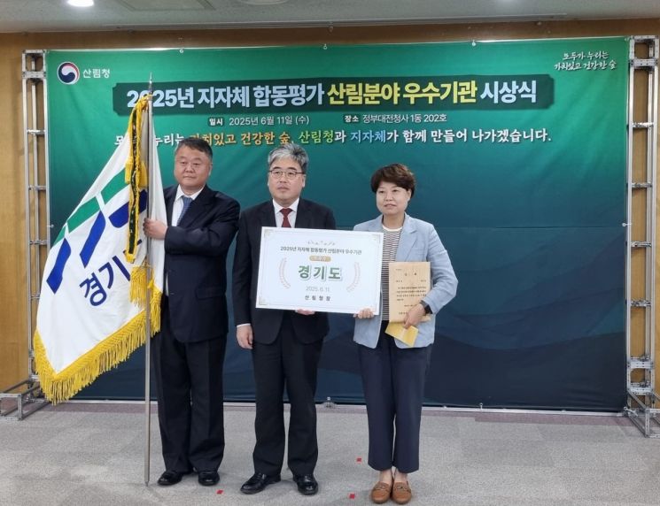 경기도, 산림청 지자체 합동평가 최우수 기관 선정