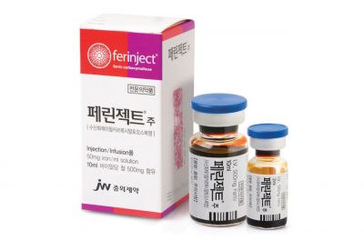JW중외제약의 고용량 철분주사제 '페린젝트'. 사진제공=JW중외제약